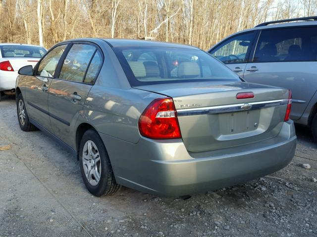 1G1ZS52F85F249305 - 2005 CHEVROLET MALIBU GREEN photo 3