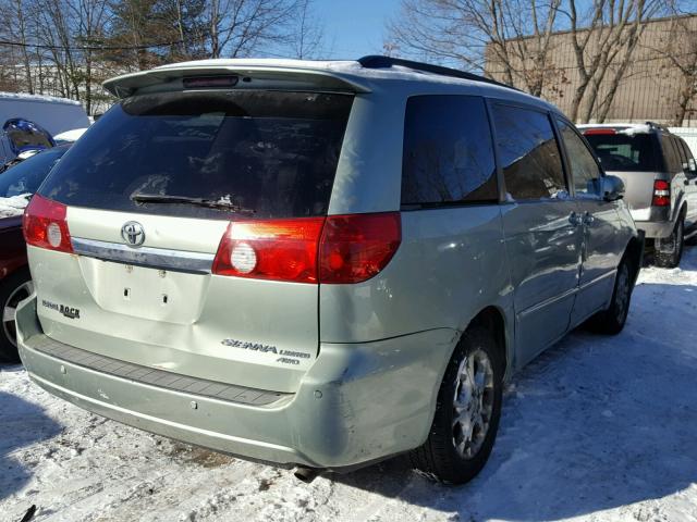 5TDBA22C66S067703 - 2006 TOYOTA SIENNA XLE GREEN photo 4