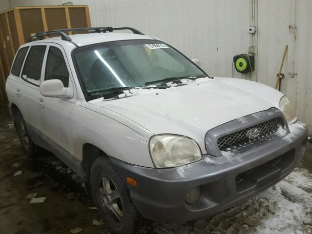 KM8SC73E34U654825 - 2004 HYUNDAI SANTA FE G WHITE photo 1