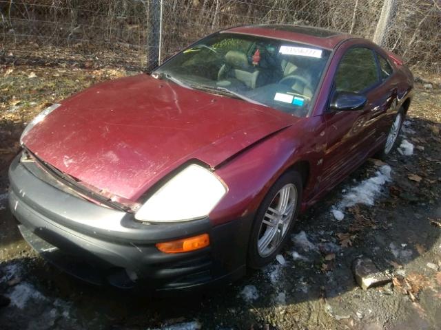 4A3AC84H53E185015 - 2003 MITSUBISHI ECLIPSE GT RED photo 2