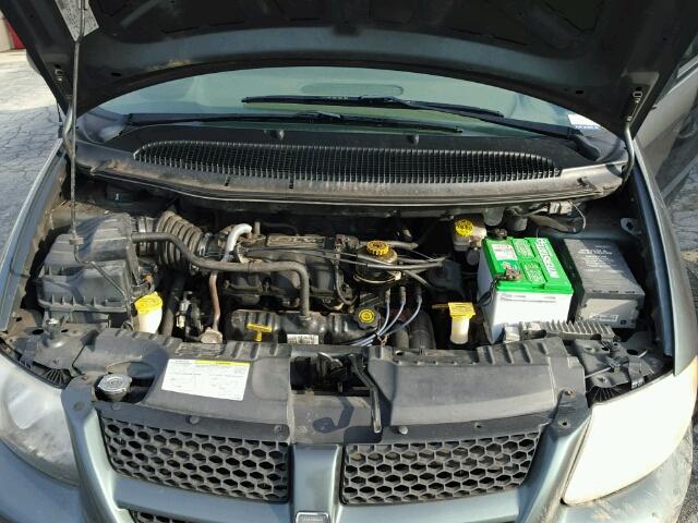 1B4GP253X2B559603 - 2002 DODGE CARAVAN SE GREEN photo 7