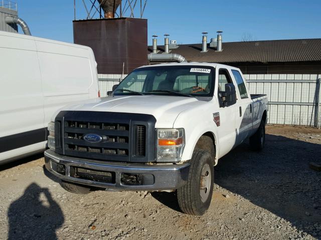 1FTSW21RX8EE52083 - 2008 FORD F250 SUPER WHITE photo 2