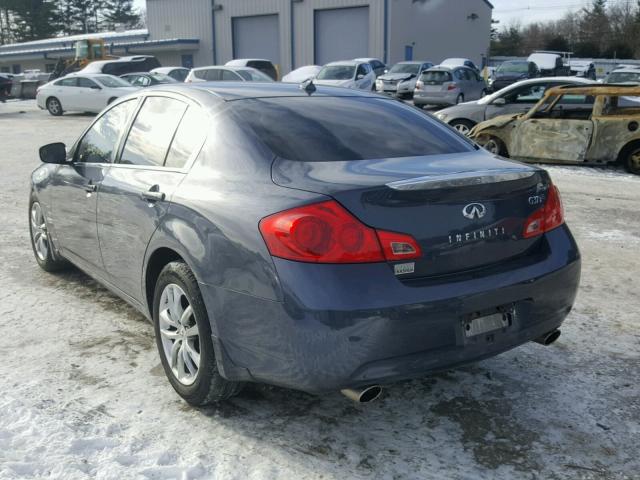 JNKCV61F99M363051 - 2009 INFINITI G37 GRAY photo 3