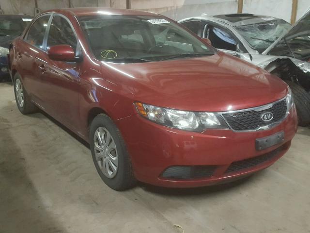 KNAFU4A28B5394923 - 2011 KIA FORTE EX RED photo 1