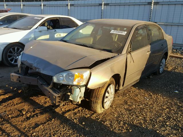 1G1ZS58FX8F101541 - 2008 CHEVROLET MALIBU LS GRAY photo 2