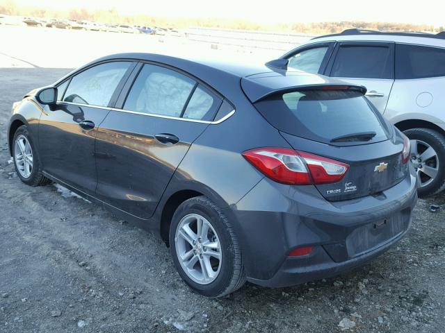 3G1BE6SM8HS527066 - 2017 CHEVROLET CRUZE LT GRAY photo 3