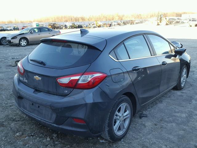 3G1BE6SM8HS527066 - 2017 CHEVROLET CRUZE LT GRAY photo 4