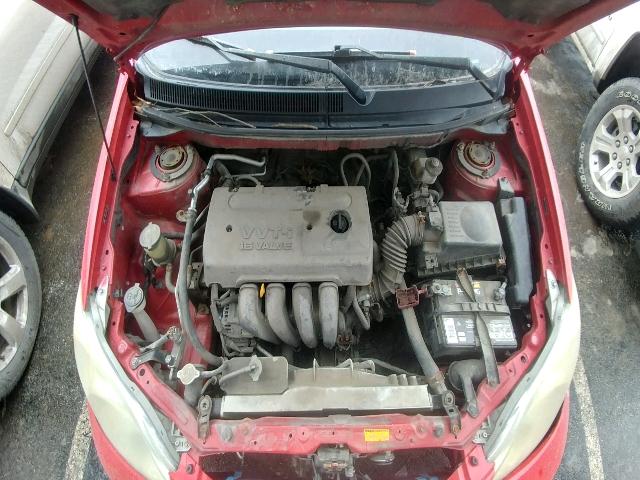 2T1KR32E76C580340 - 2006 TOYOTA COROLLA MA RED photo 7