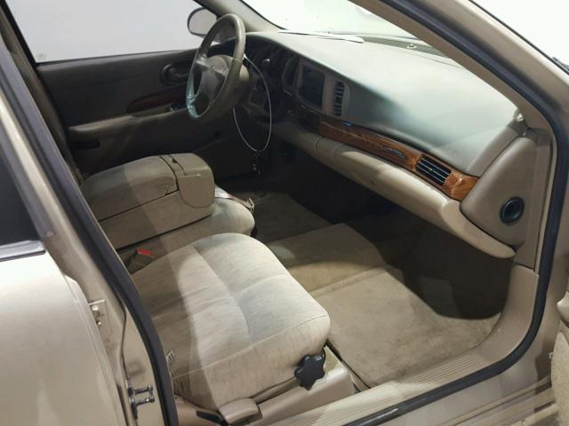 1G4HP54K524191462 - 2002 BUICK LESABRE CU BEIGE photo 5