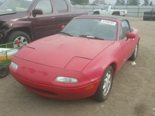 JM1NA3519N0317336 - 1992 MAZDA MX-5 MIATA RED photo 2