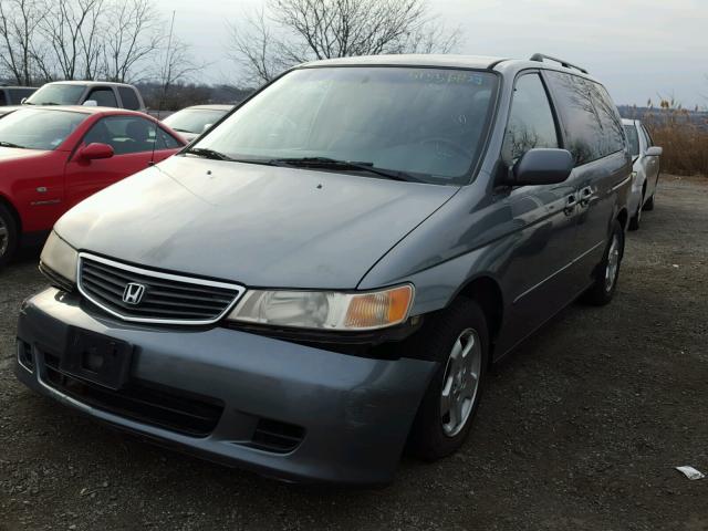 2HKRL186XYH552021 - 2000 HONDA ODYSSEY EX GRAY photo 2