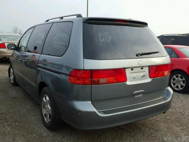 2HKRL186XYH552021 - 2000 HONDA ODYSSEY EX GRAY photo 3