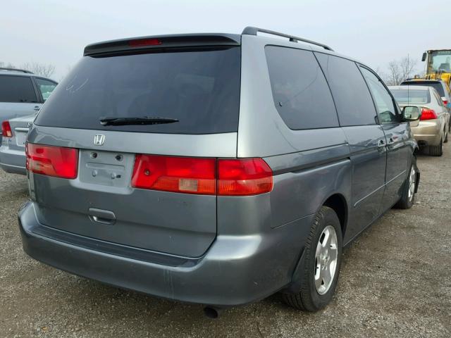 2HKRL186XYH552021 - 2000 HONDA ODYSSEY EX GRAY photo 4