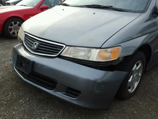 2HKRL186XYH552021 - 2000 HONDA ODYSSEY EX GRAY photo 9