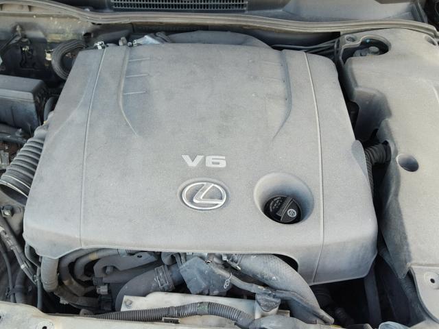 JTHBK262565023453 - 2006 LEXUS IS 250 GRAY photo 7