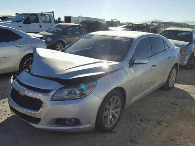 1G11F5SLXFF106431 - 2015 CHEVROLET MALIBU LTZ SILVER photo 2