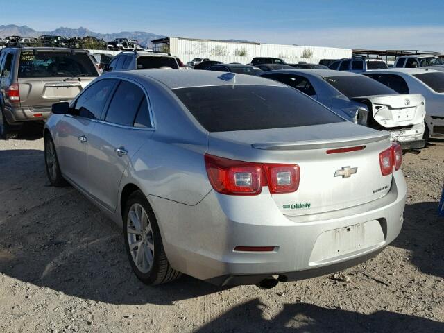 1G11F5SLXFF106431 - 2015 CHEVROLET MALIBU LTZ SILVER photo 3