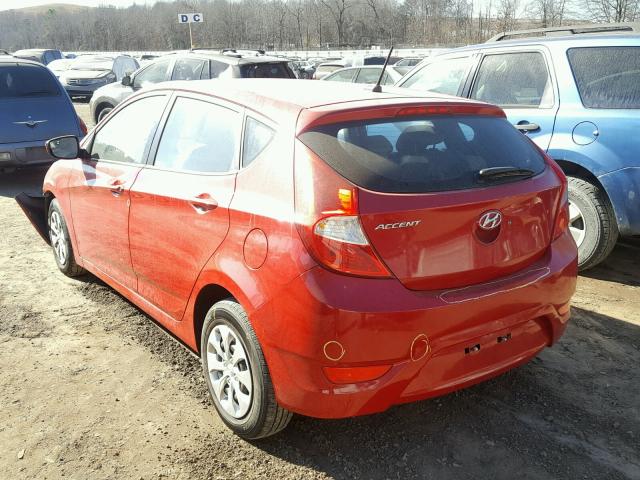 KMHCT5AEXGU267561 - 2016 HYUNDAI ACCENT SE RED photo 3