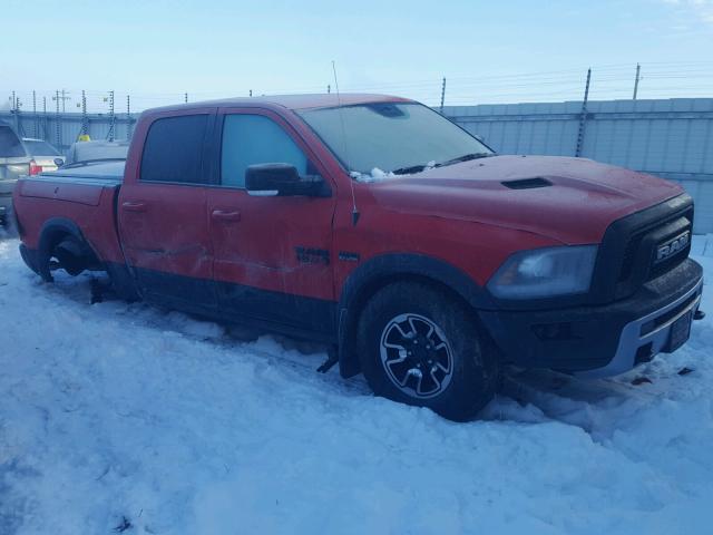 1C6RR7YT8HS549621 - 2017 RAM 1500 REBEL RED photo 1