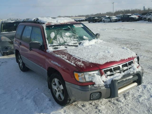 JF1SF6555XH740322 - 1999 SUBARU FORESTER S RED photo 1