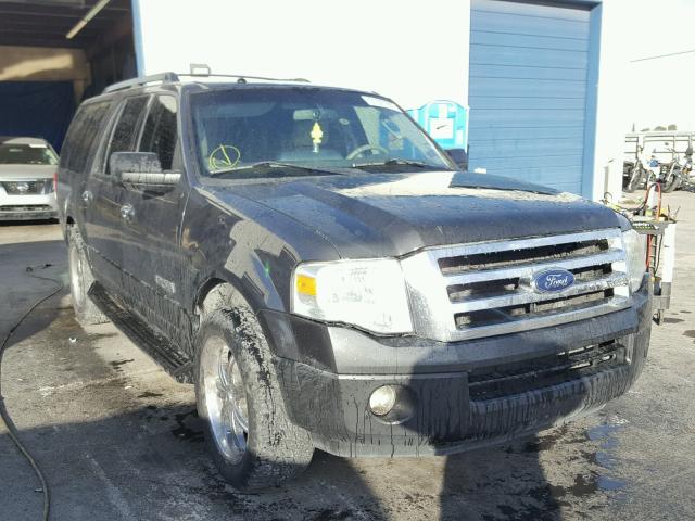 1FMFK15597LA23117 - 2007 FORD EXPEDITION GRAY photo 1