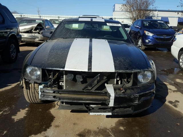 1ZVHT82H755229827 - 2005 FORD MUSTANG GT BLACK photo 9