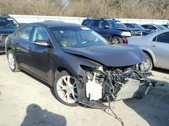 1N4AA5AP7EC495576 - 2014 NISSAN MAXIMA S BROWN photo 1