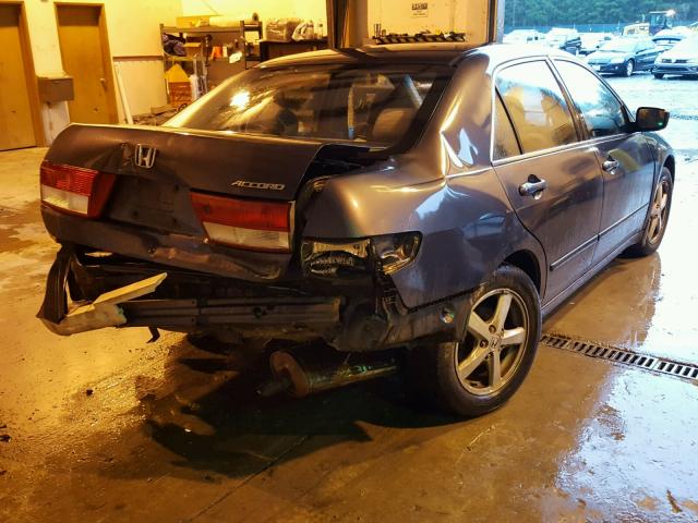 1HGCM56603A079678 - 2003 HONDA ACCORD EX GRAY photo 4