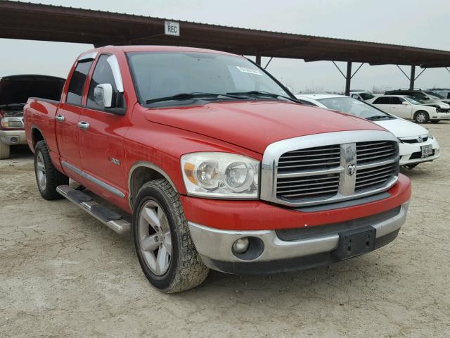 1D7HA18N98J154305 - 2008 DODGE RAM 1500 S RED photo 1