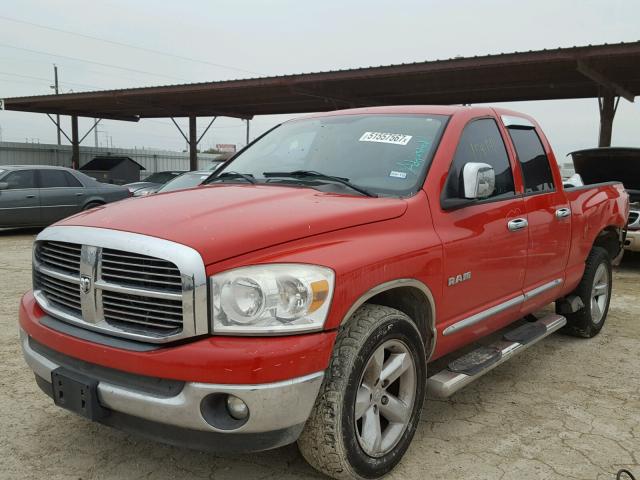 1D7HA18N98J154305 - 2008 DODGE RAM 1500 S RED photo 2