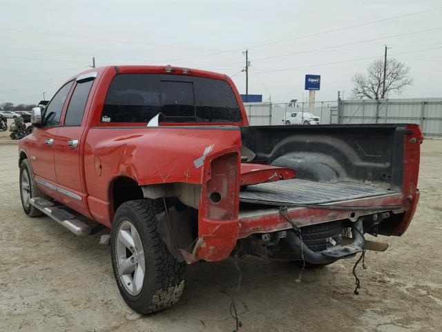 1D7HA18N98J154305 - 2008 DODGE RAM 1500 S RED photo 3