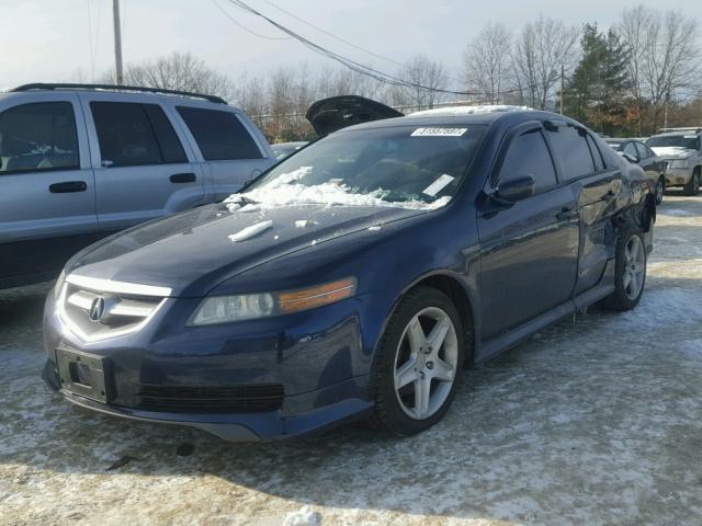 19UUA662X5A011665 - 2005 ACURA TL BLUE photo 2