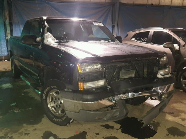 2GCEK19T531266416 - 2003 CHEVROLET SILVERADO BLACK photo 1