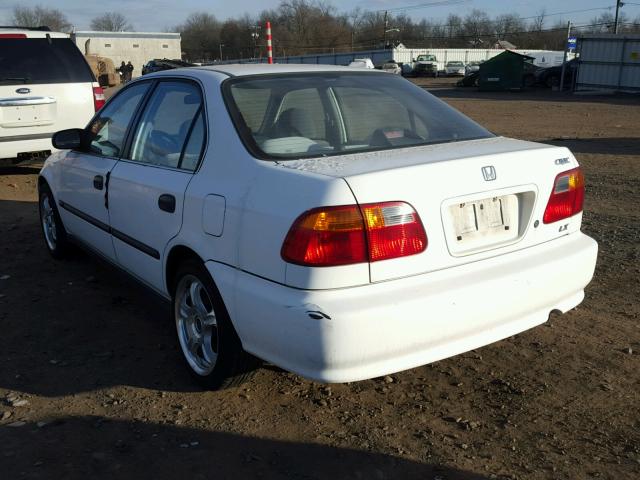 2HGEJ6670YH520010 - 2000 HONDA CIVIC LX WHITE photo 3