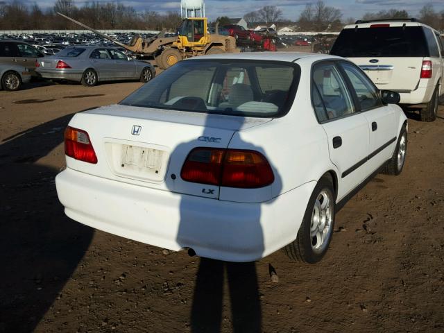 2HGEJ6670YH520010 - 2000 HONDA CIVIC LX WHITE photo 4