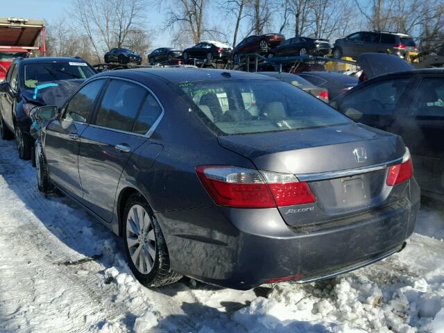 1HGCR2F84DA074485 - 2013 HONDA ACCORD EXL GRAY photo 3