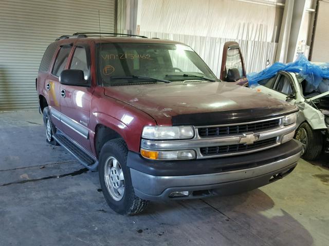 1GNEK13Z92J215462 - 2002 CHEVROLET TAHOE K150 MAROON photo 1