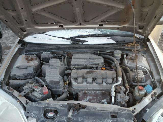 1HGEM229X2L041143 - 2002 HONDA CIVIC EX 金色 照片 7