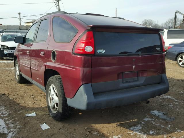 3G7DB03E03S592207 - 2003 PONTIAC AZTEK BURGUNDY photo 3