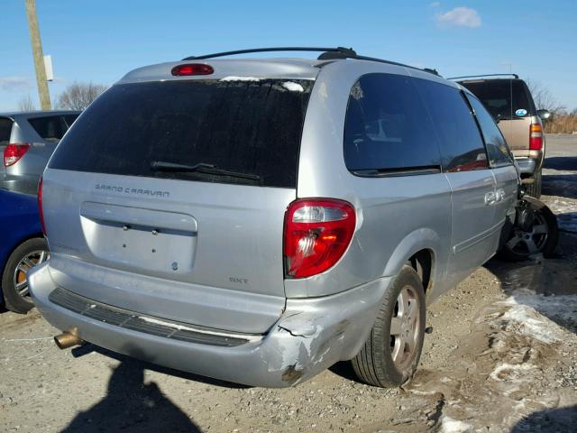 2D4GP44L26R869819 - 2006 DODGE GRAND CARA GRAY photo 4