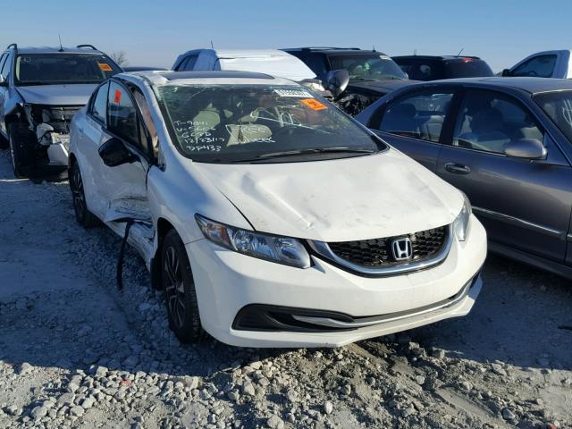 19XFB2F87DE015606 - 2013 HONDA CIVIC EX WHITE photo 1