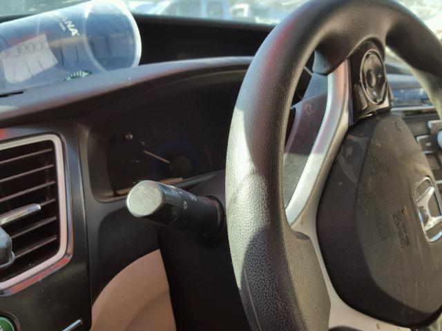 19XFB2F87DE015606 - 2013 HONDA CIVIC EX თეთრი ფოტო 8