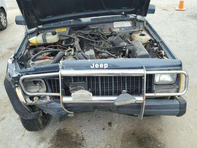 1J4FJ27LXKL410934 - 1989 JEEP CHEROKEE GREEN photo 10