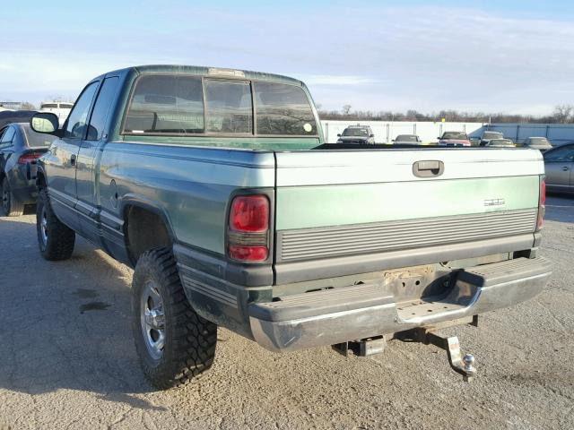 3B7HF13Y1XG162850 - 1999 DODGE RAM 1500 GREEN photo 3