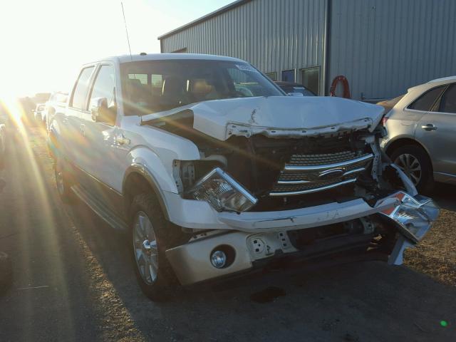 1FTFW1EF2CKD72797 - 2012 FORD F150 SUPER WHITE photo 1