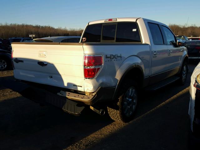 1FTFW1EF2CKD72797 - 2012 FORD F150 SUPER WHITE photo 4