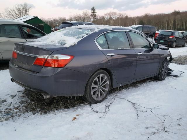 1HGCR2F57EA162681 - 2014 HONDA ACCORD SPO GRAY photo 4