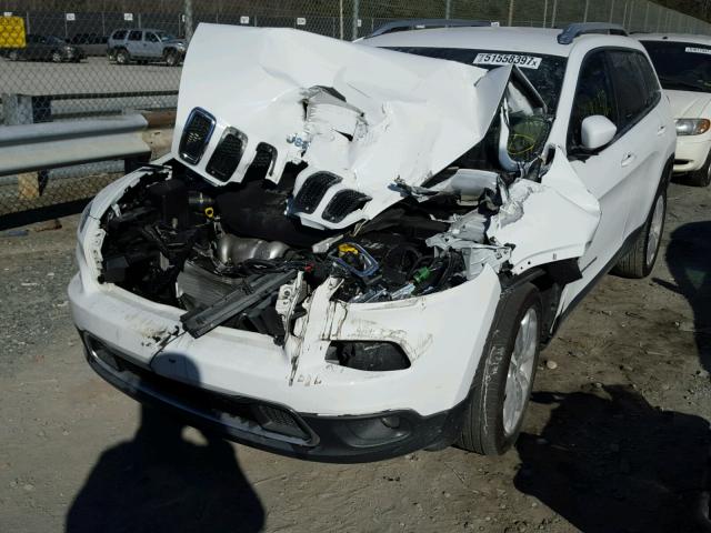 1C4PJLDB3GW329050 - 2016 JEEP CHEROKEE L WHITE photo 2