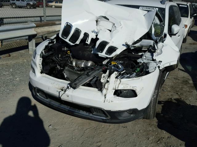 1C4PJLDB3GW329050 - 2016 JEEP CHEROKEE L WHITE photo 9