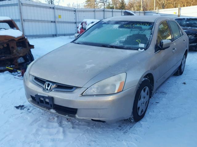 1HGCM56415A191567 - 2005 HONDA ACCORD LX BEIGE photo 2